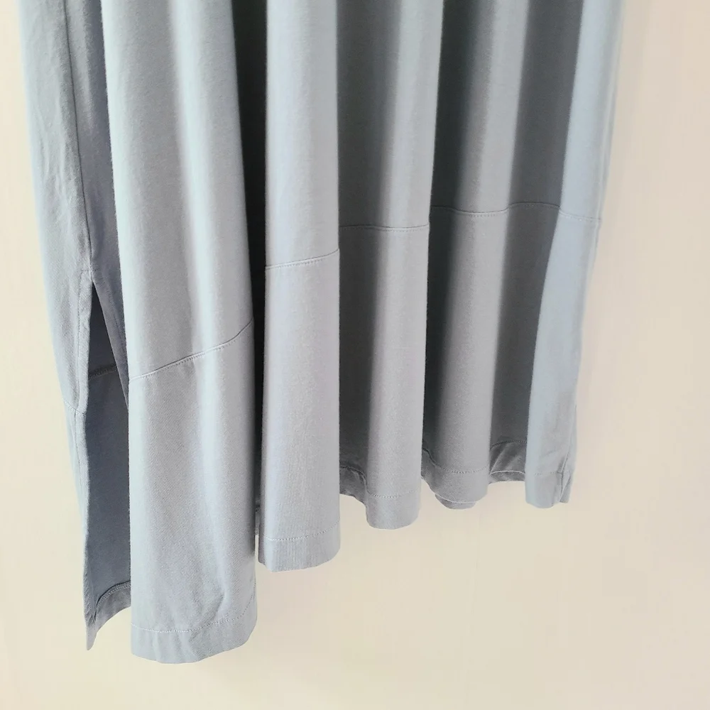 Cuyana Asymmetrical Blue Overlay Dress - Picture 8 of 12